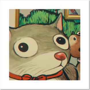 Cute mindless squirrel Posters and Art